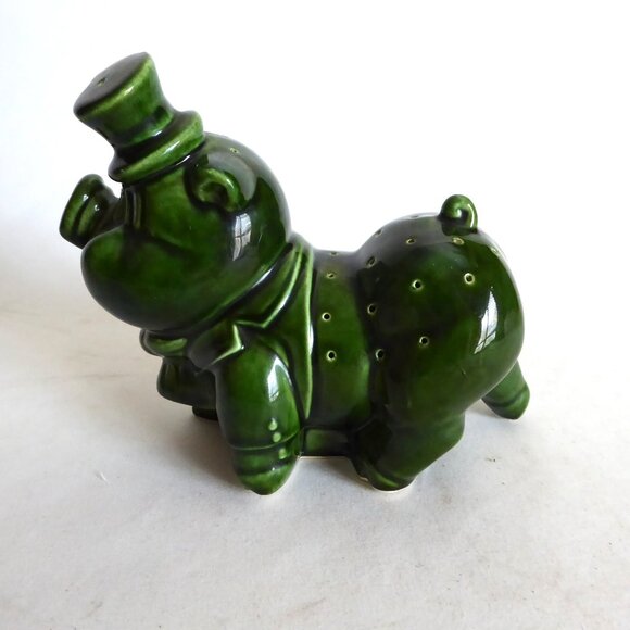 VINTAGE MCM 1950’s TOP HAT PIG TOOTHPICK HORS D’OEUVES PICK HOLDER - Picture 6 of 11